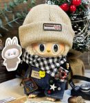 Black Forest set (knitted hat + overalls + black hoodie + scarf)